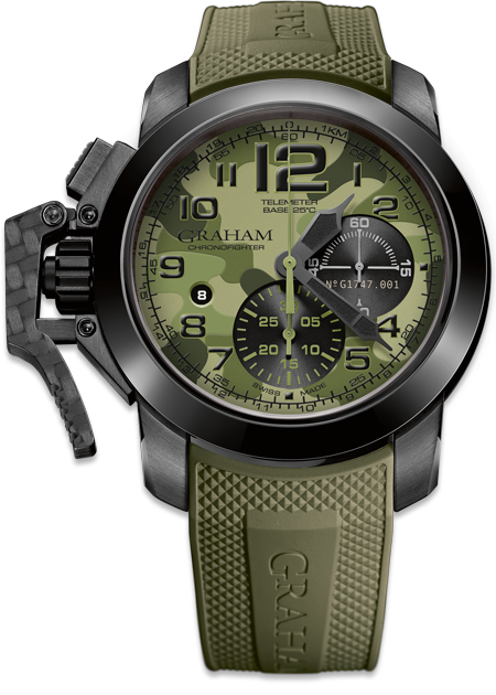 GRAHAM LONDON 2CCAU.G02A Chronofighter Black Arrow replica watch